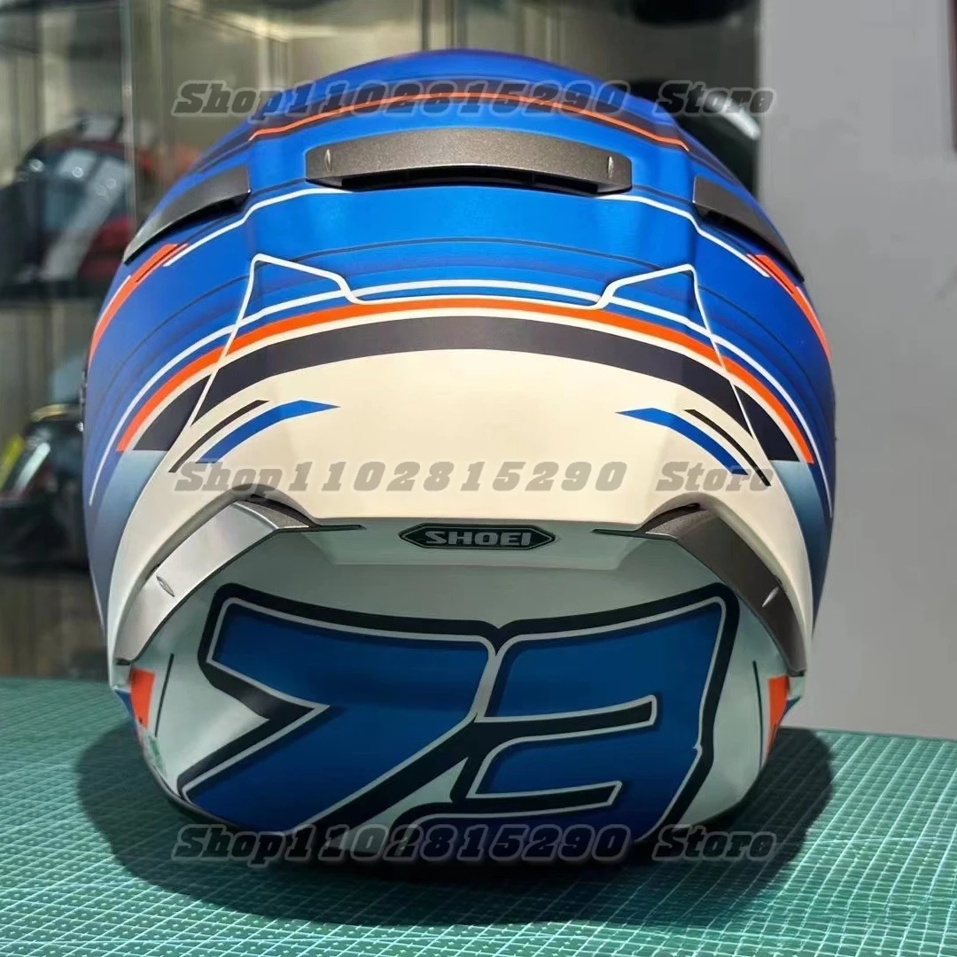 X-Fourteen Full Face Motorcycle Helmet X14 Alex Marquez 73 TC-02 Helmet Riding Motocross Racing Motobike Helmet