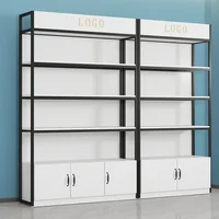 Customized Cosmetic Display Cabinet Beauty Salon Product Showcase Multi-layer Skincare Hair Salon Shelf Display Rack