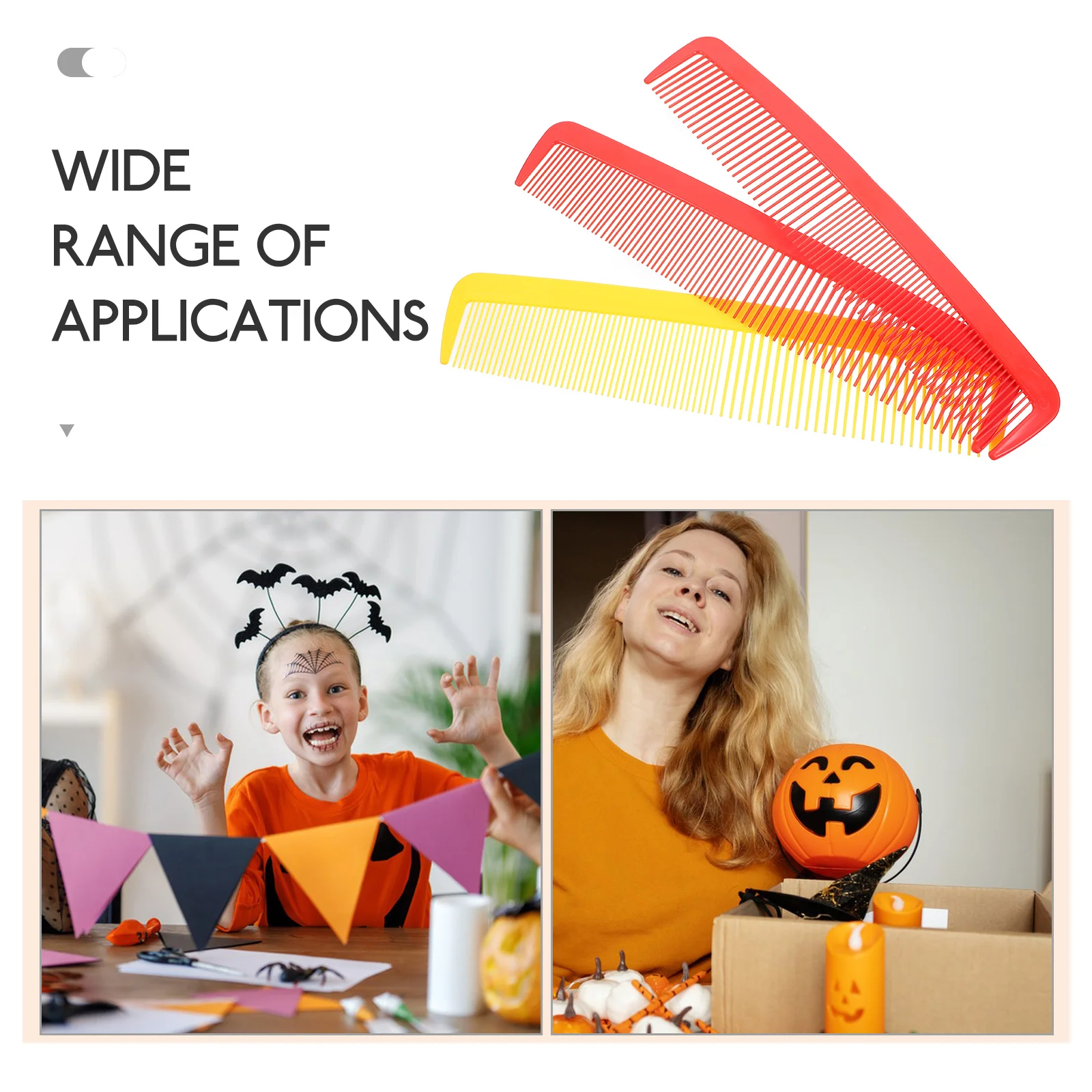3 pcs 38cm Big Combs for Halloween Party Carnival Party