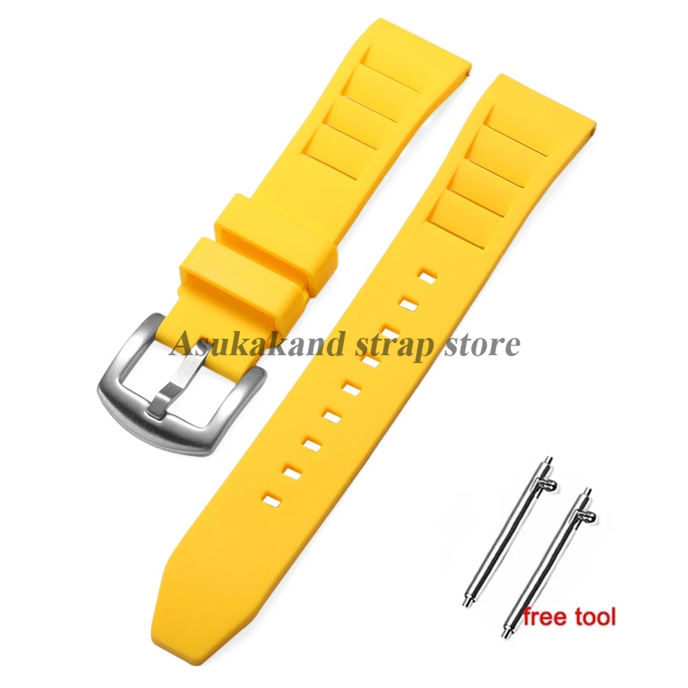 Silicone Watch Strap - Soft Waterproof Quick Release Rubber Watchband