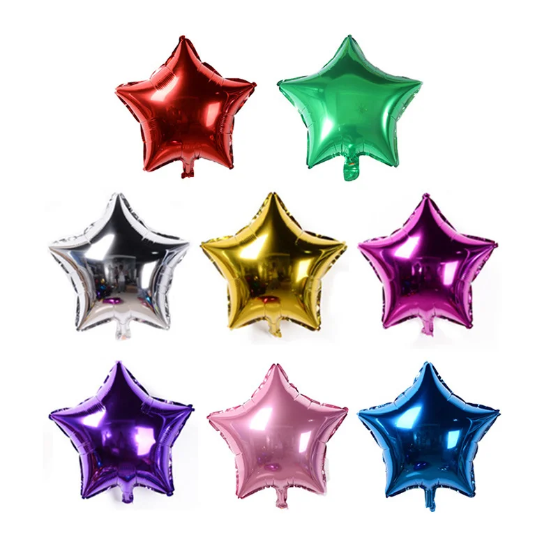 

32 inch big five-pointed star balloon children's toy star floating balloon birthday party decoration aluminum foil balloon