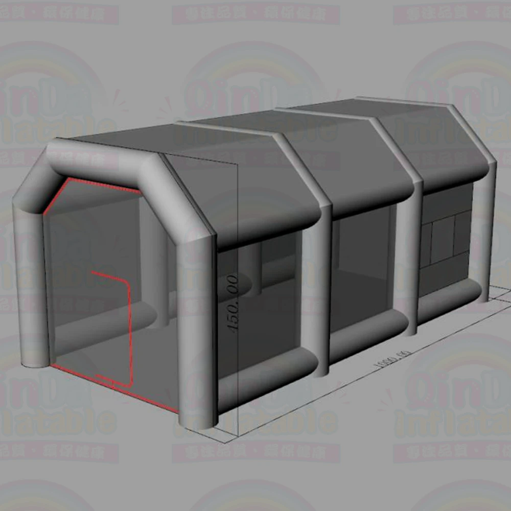 Giant Inflatable Car Workstation Spray Paint Booth Small Tan Spray Booths For Cars 2