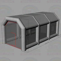 Giant Inflatable Car Workstation Spray Paint Booth Small Tan Spray Booths For Cars 2