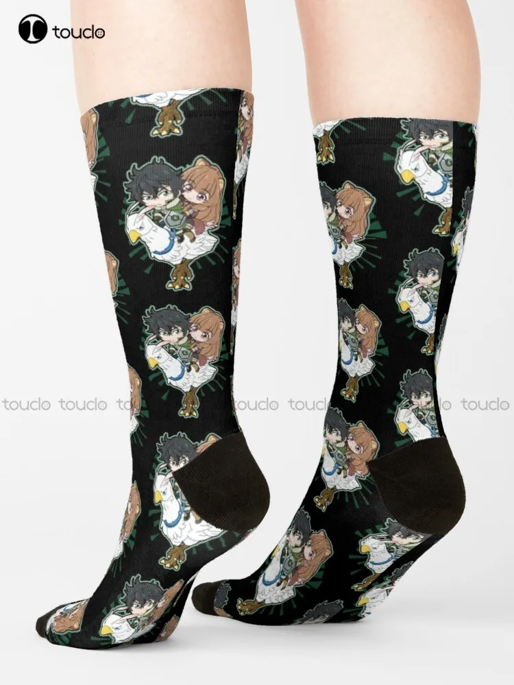 

Shield Hero Tate No Yuusha No Nariagari Anime And Manga Socks Mens Funny Socks Personalized Custom 360° Digital Print Gift Retro