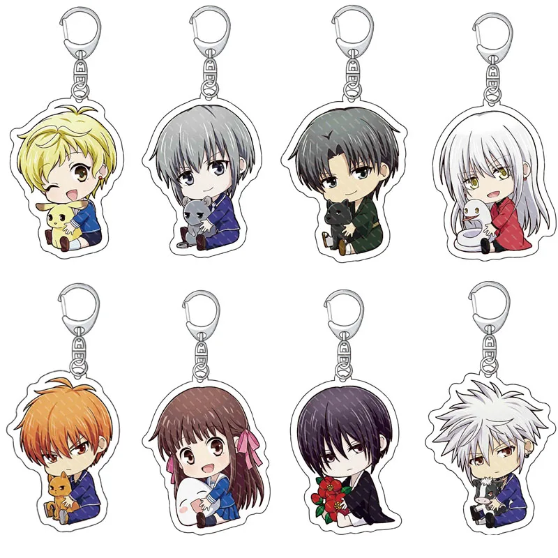 Key Ring | Pendant | Key Chains - Anime Keychain Cartoon Acrylic Pendant  Key Ring Gift - Aliexpress