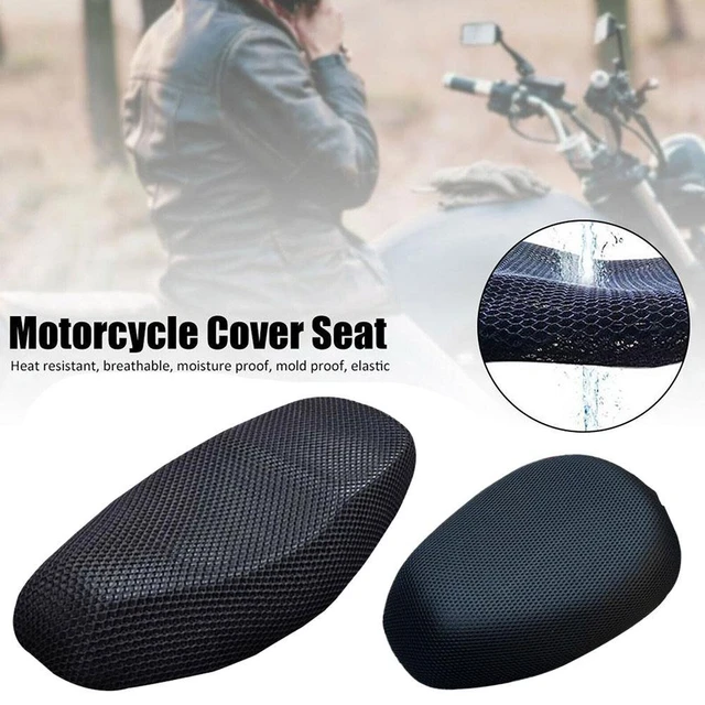 Motorrad 3d Mesh Stoff Anti-Rutsch-Pad Roller Sitz Elektro fahrrad Sitz  bezug Sommer atmungsaktive Bezüge Kissen Netz bezug neu - AliExpress