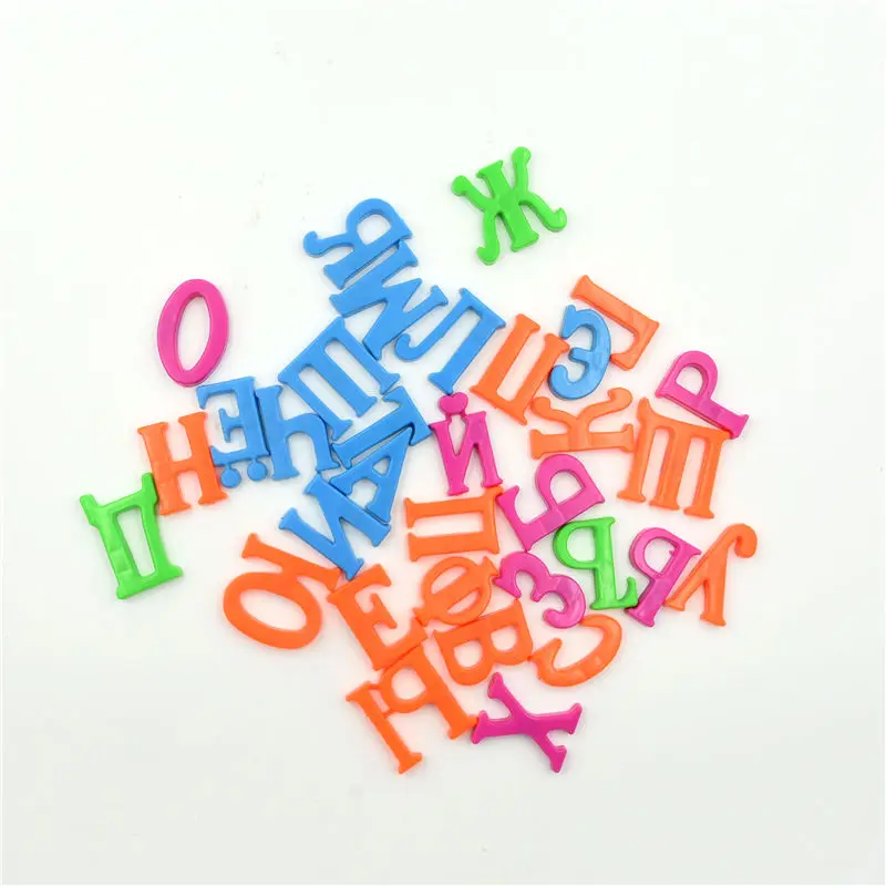 Big/Small Russian Alphabet Magnetic Letters Block Russia Baby Kids Educational Toy Fridge Magnet Sticker Learning Magnets Letter 3