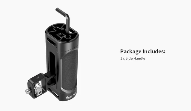 Smallrig-スマートフォンケージ用のサイドハンドル,軽量,1/4 w