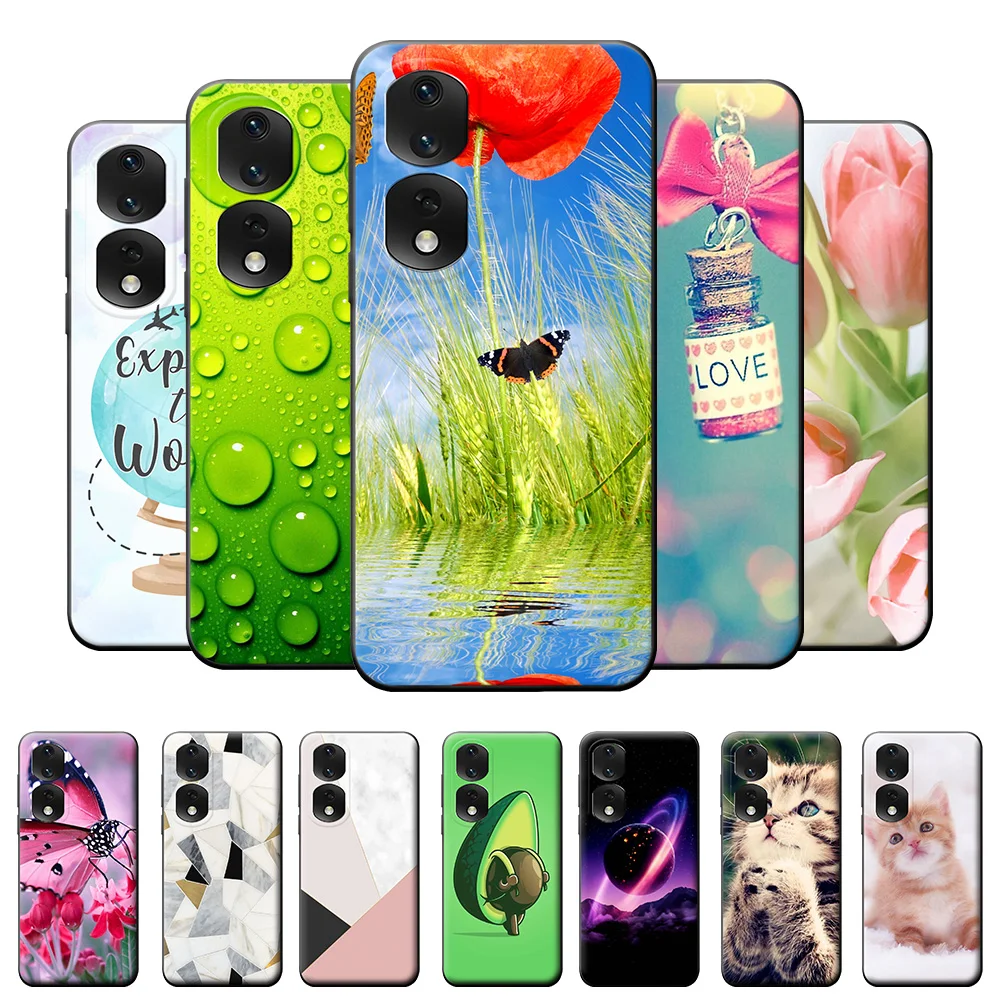 Per Honor 90 Pro Custodia Custodia In Silicone Antiurto Per Honor 90 Custodia Per Huawei Honor 90 Lite Cartoon Tpu Soft Cover Fundas