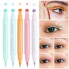 Colorful Double Head 2 in1 Waterproof Liquid Eyeliner Moon Star Shapes Tattoo Stamp Quick To Dry Eye Liner Pencil Makeup Tool 1