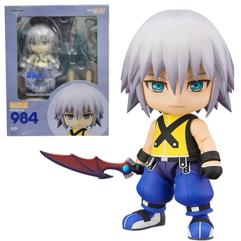 

In Stock Original GSC 984 Riku GOOD SMILE NENDOROID Kingdom Hearts Anime Figure Model Collecile Action Toys Gifts