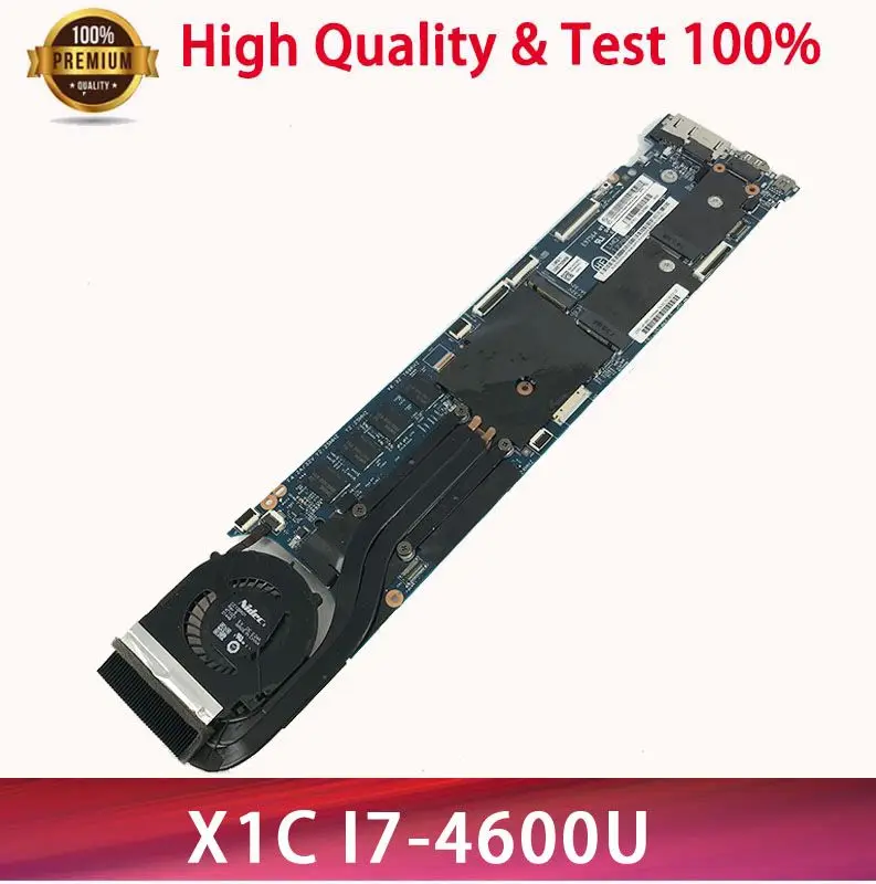 

NEW Yoga x1c X1 Laptop Mainboard I7-4600U 8G 48.4LY06.021 For Lenovo thinkpad Motherboard 11298-2 FRU: 00UP983 Test 100%