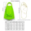 Professional Silicone Fins Swimming Diving Training Frog Shoes Snorkeling Equipment Adult Short Fins Free Diving Fins Swim Shoes 6