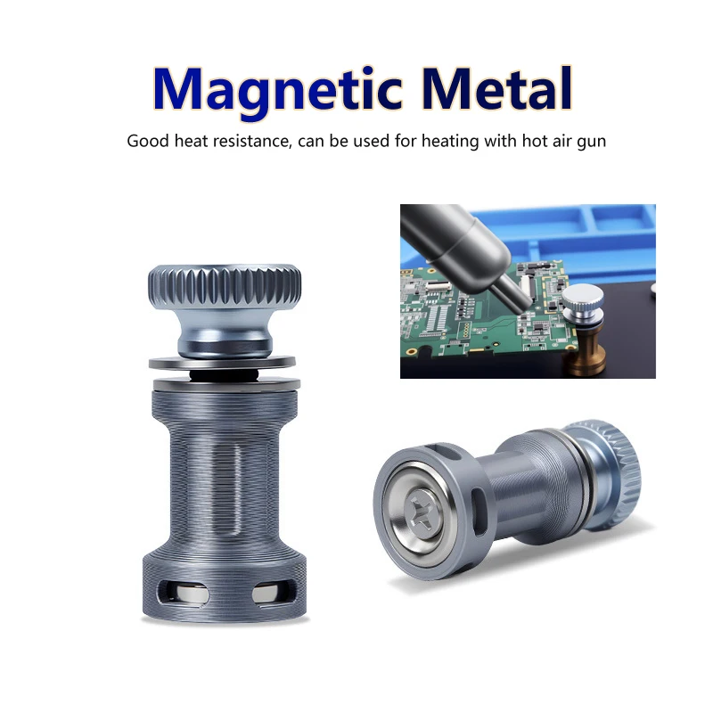 Universal PCB Holder Fixture Soldering Platform with Magnetic Pins Rubber Feet for Circuit Board Assembly & Repair