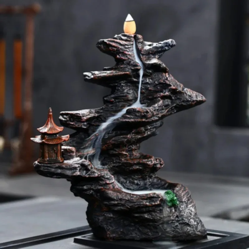 

Living Room Incense Burner Puffs Vintage Meditation Bedroom Buddhist Office Incense Holder Diffuser Queimadores Home Decorations