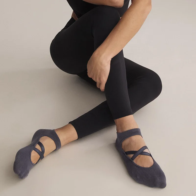 2 paia di calzini antiscivolo per yoga, calzini antiscivolo morbidi e