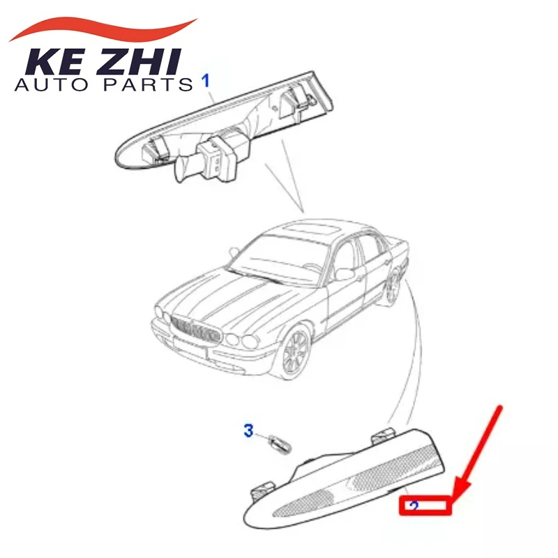 小物 31313 C2C35381 C2C35382 NEW Rear Left Right Fender Reflector For