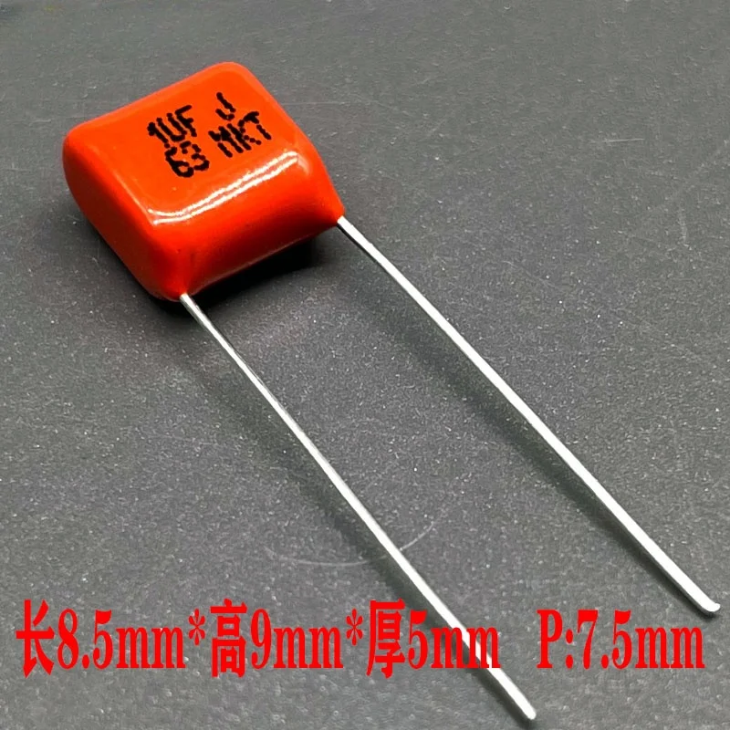 

20 шт. VISHAY PILKOR BC MKT 1uf 1,0 uf 105 63v 100v CBB высокочастотный тонкопленочный конденсатор