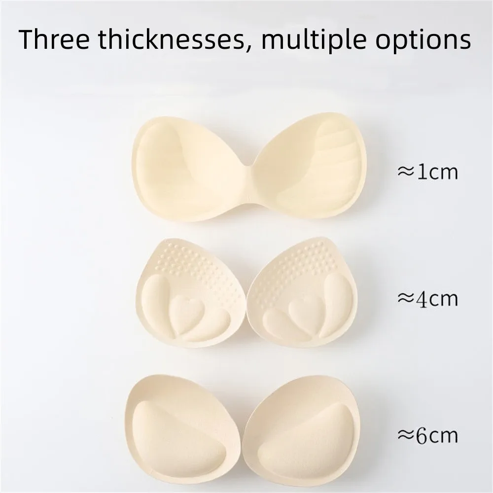 Thickened Bra for Small Chest Flat Chest Gathered and Wrapped Chest,Expansion Without shoulder straps 3 bra pads