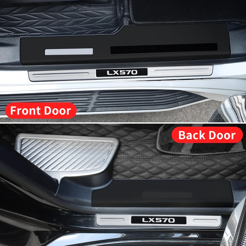 ステンレス鋼 車 しきい値 保護 レクサスlx 570 LX570 2008-2022 2021