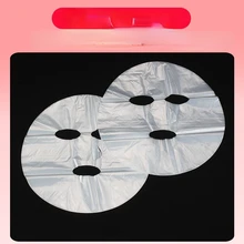  100 Pcs Disposable Plastic Film for Face Fresh Keeping Film Ultra Thin Skin Care Paper Beauty Salon Promote Products Absorption 