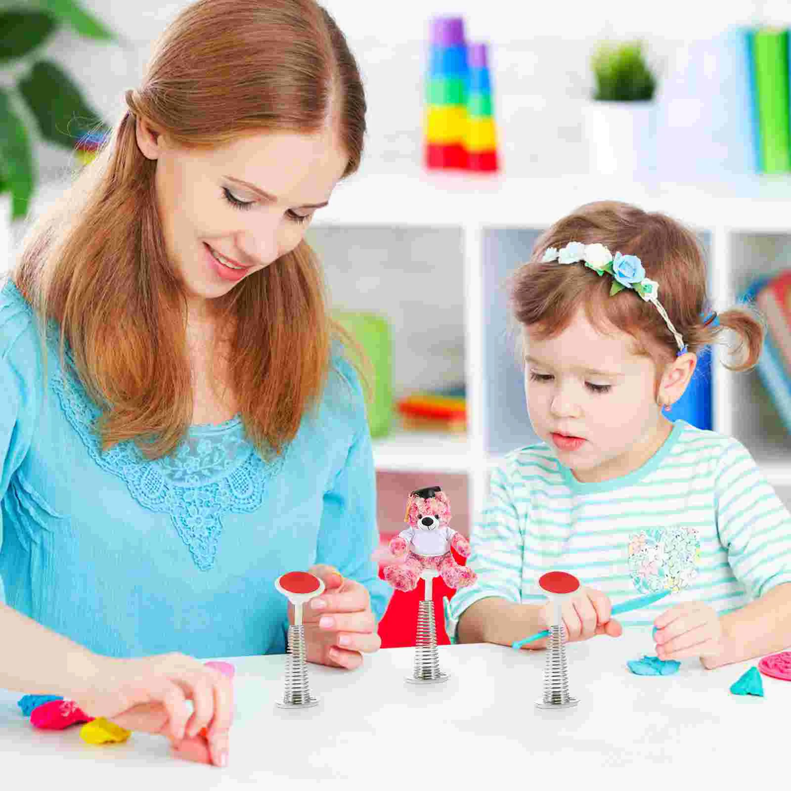 TEHAUX Spring Bouncing Toy Bases 10 Pack For Dashboard DIY Craft Shaking Head Dolls And Car Decoration - View #3