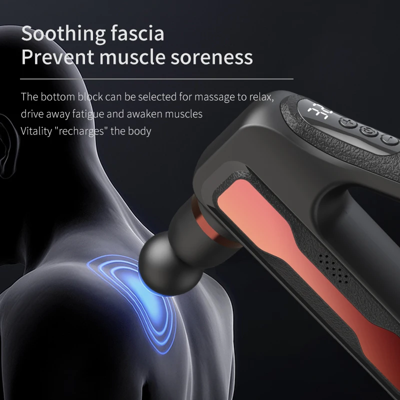 

Professional Grade 32Gear Massagers Neck Membrane Fascia Guns Electric Household Muscle Fitness Relaxation Massage Physiotherapy