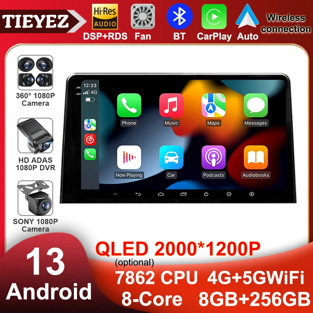 Android 13 Per Citroen Berlingo 2019 Peugeot Partner Rifter 2020 Per Opel Combo Car Stero Multimedia Player Radio Navigation