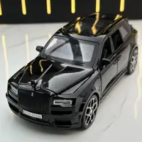1:32 Rolls Royce Cullinan SUV Alloy Luxy Car Model Diecast Metal Toy Vehicles Car Model Sound and Light Simulation Children Gift 1