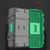 LAOA High-Capacity Double-Layer Toolbox Reinforced Bottom Sturdy Impact Resistant Heat-Resistant And Cold Resistant 5