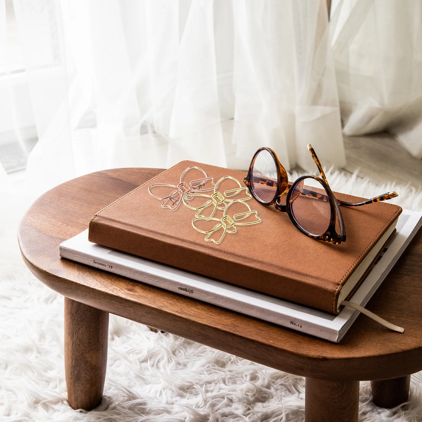 20Pcs 금속 Bowknot 종이 클립 문서 사진 메모 파일을위한 장식적인 창조적 인 모양의 사무용품 학생 책상