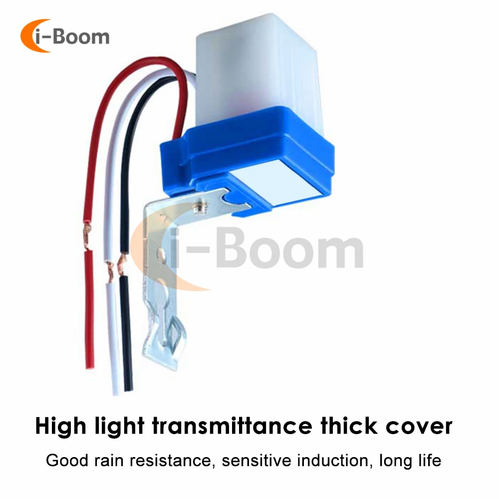 Mini Interruttore Automatico Crepuscolare Sensore Crepuscolare 24V 10 A - Foto 4