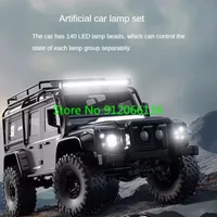 Professional Differential Lock 1/8 Climbing Crawer Off Road RC Truck 4WD Brushless Linkage Lighting Remote Control Truck Car Toy 2