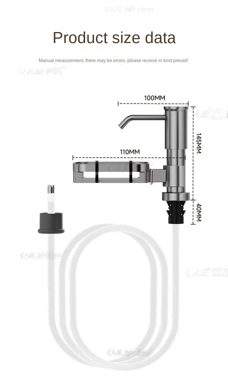 Kitchen Sink Soap Dispenser Sink Detergent Press Household Washing Basin Soap Extension Tube Detergent Pressurizer