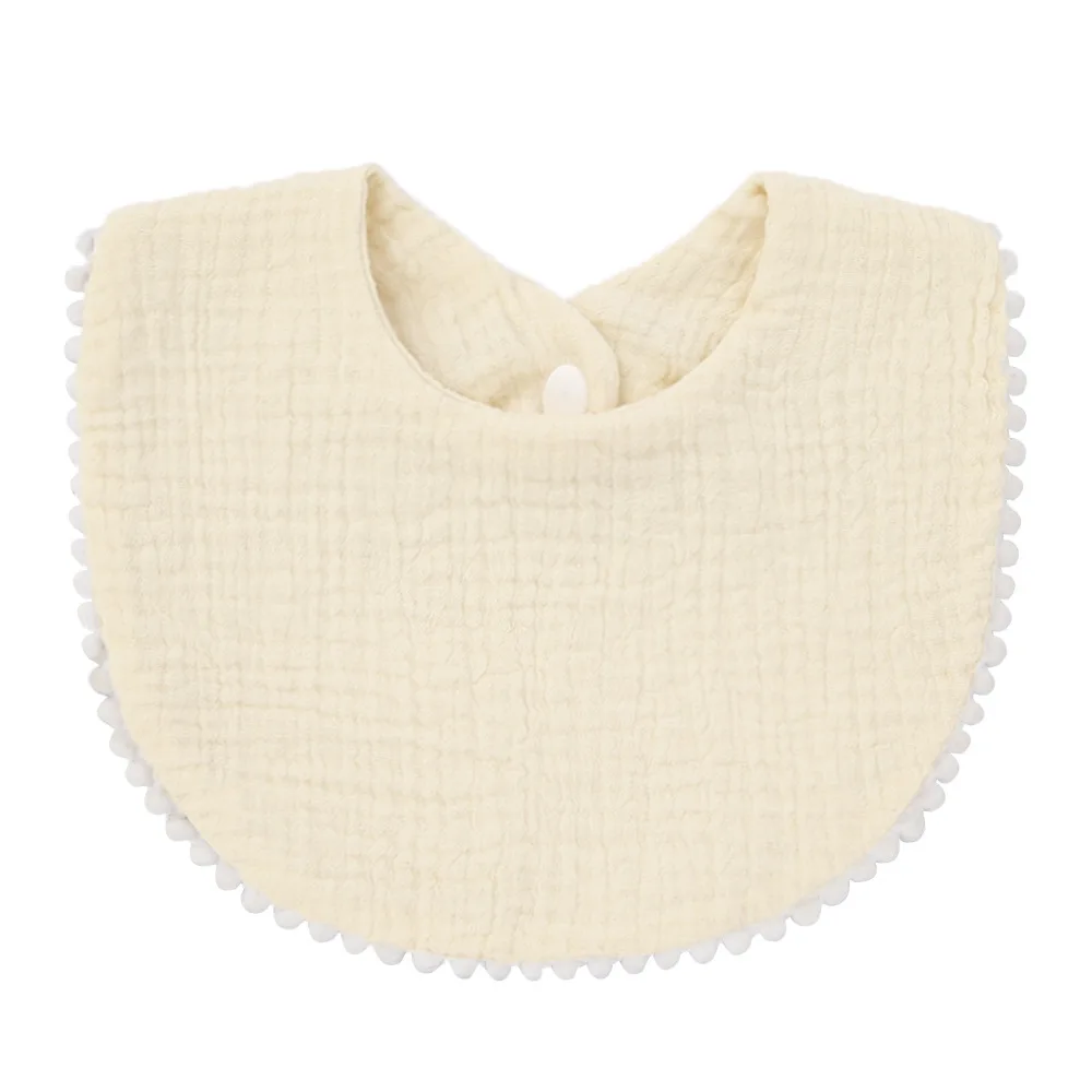 Baby Bib Feeding Bib Cotton Bib Set Cotton Bib Thickening Cotton Gause Baby Bibs Absorbent For Boys Girls