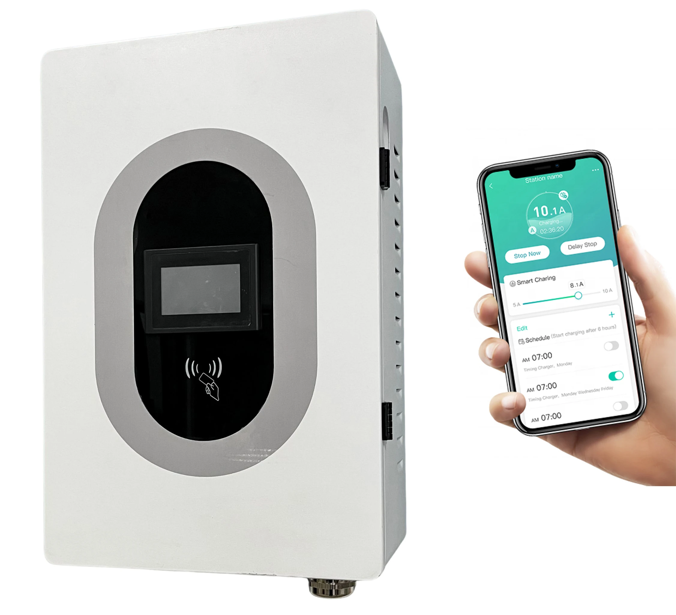 Ocpp 30Kw Fast Dc 200V-700V Gbt Ccs2 Ccs1 Chademo Caricatore Da Muro Dc Caricabatterie Rapido Wallbox Level3 30Kw Dc Caricatore Portatile Ev