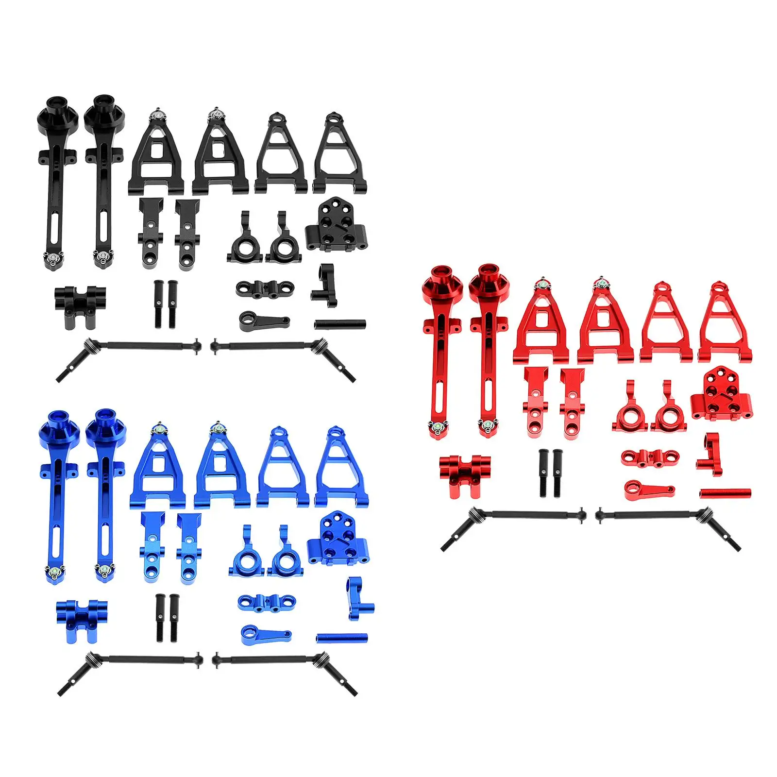 

RC Car Upgrade Parts Easy to Install Steering Kits and CVD Parts Accessory for 58719 1:10 Scale 2WD RC Crawler Car Vehicles