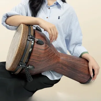 12 Inch Djembe Drum Children Beginners African Drums Professional Handheld Percussion Instruments Portable Musical Instruments