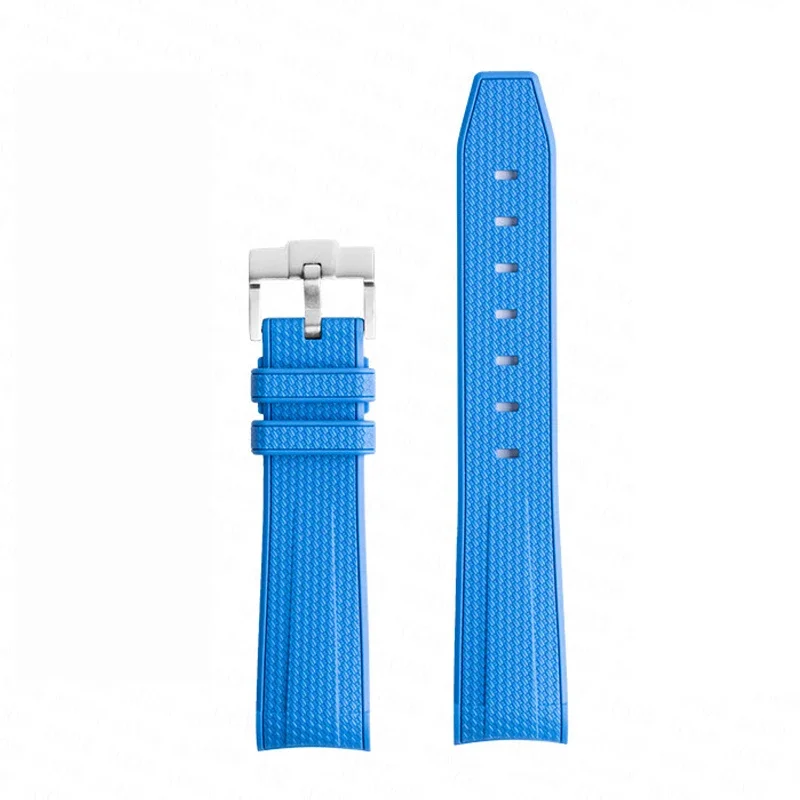 Premium 20mm Rubber Silicone Watch Band - Curved End Wrist Bracelet
