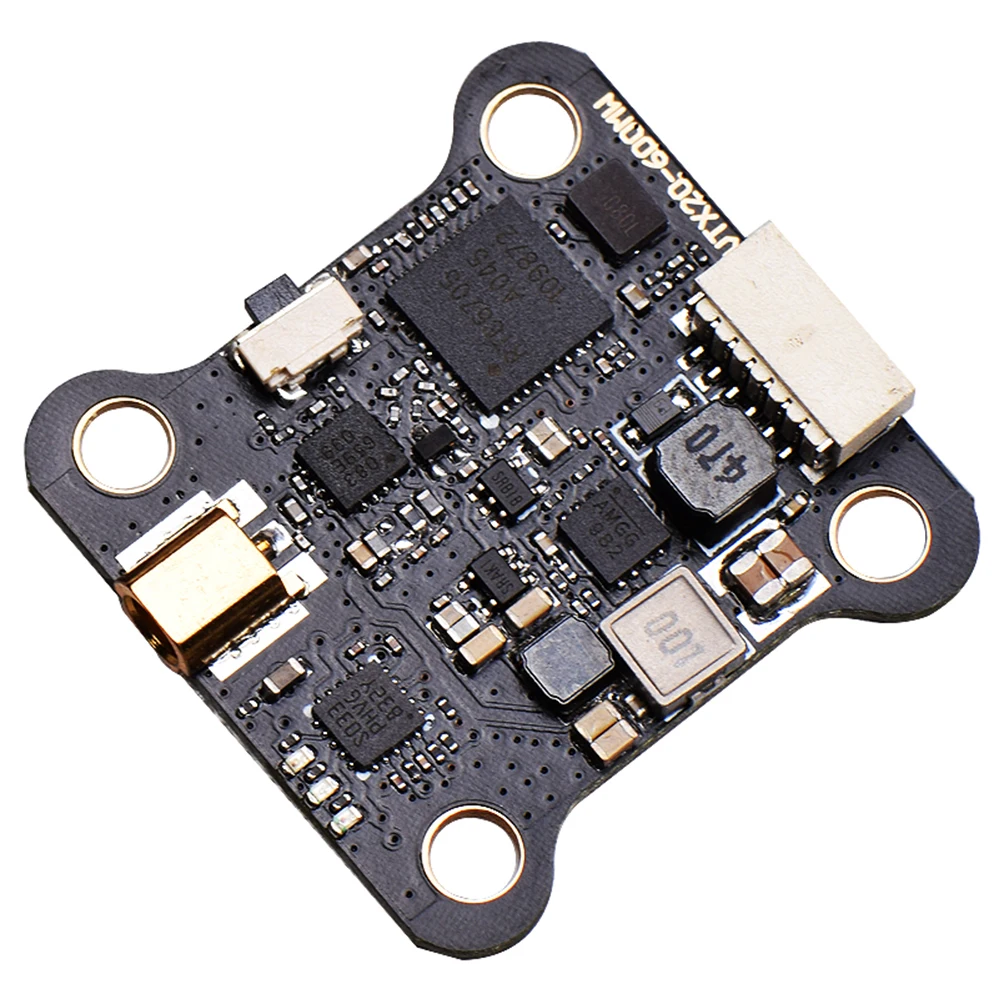 JHEMCU VTX20-600 5.8G 40CH VTX 25-600mW PitMode pour Drone FPV