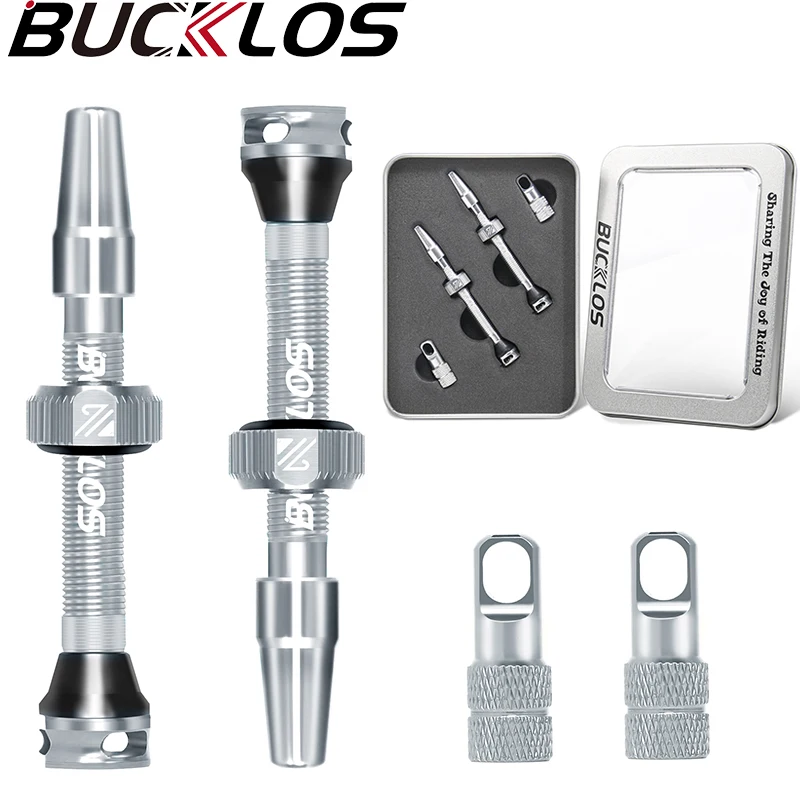 BUCKLOS Premium Tubeless Bicycle Presta Valves