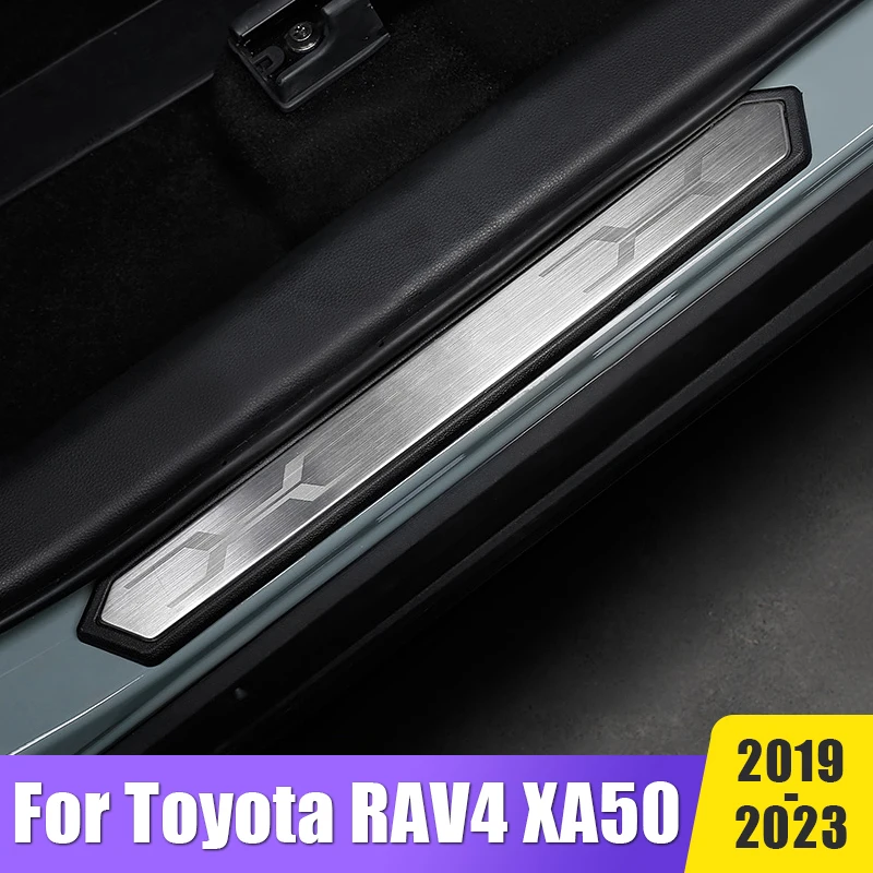 Car Accessories For Toyota RAV4 XA50 2019 2020 2021 2022 2023 Door Sill