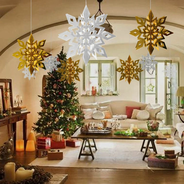 Snowflake Hanging Decorations to Turn Your Home Into a Winter