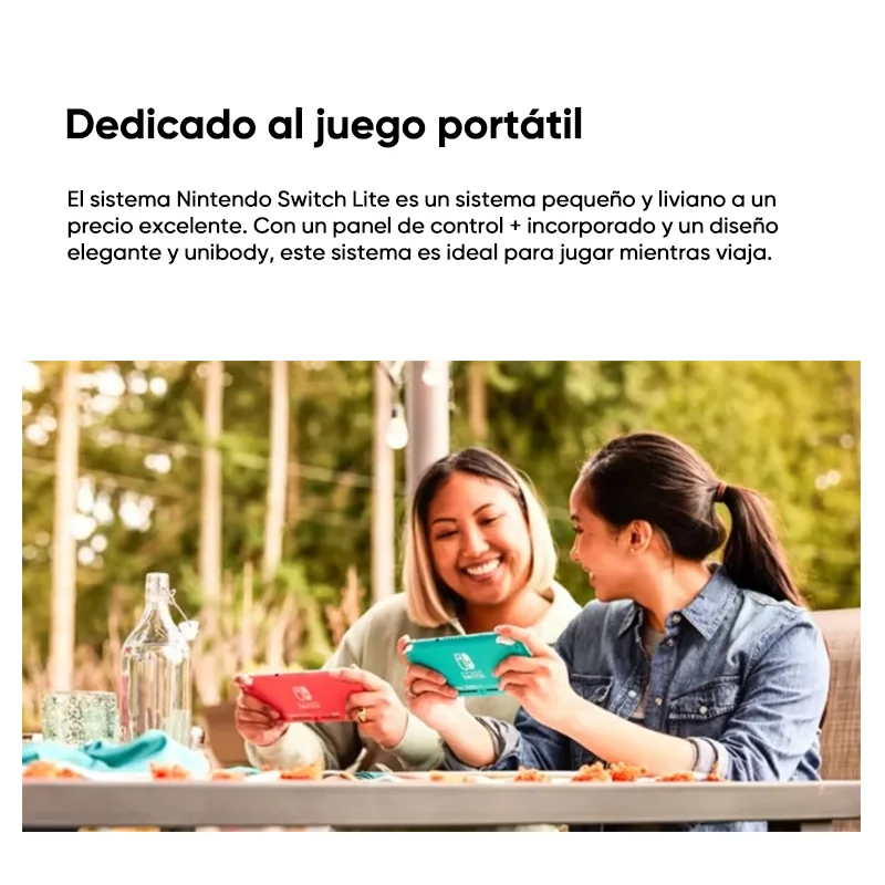 Consolas Nintendo Switch Lite - 32GB Batería 3570mah 5.5'' Compatto e leggero Controller integrati Giochi compatibili 5