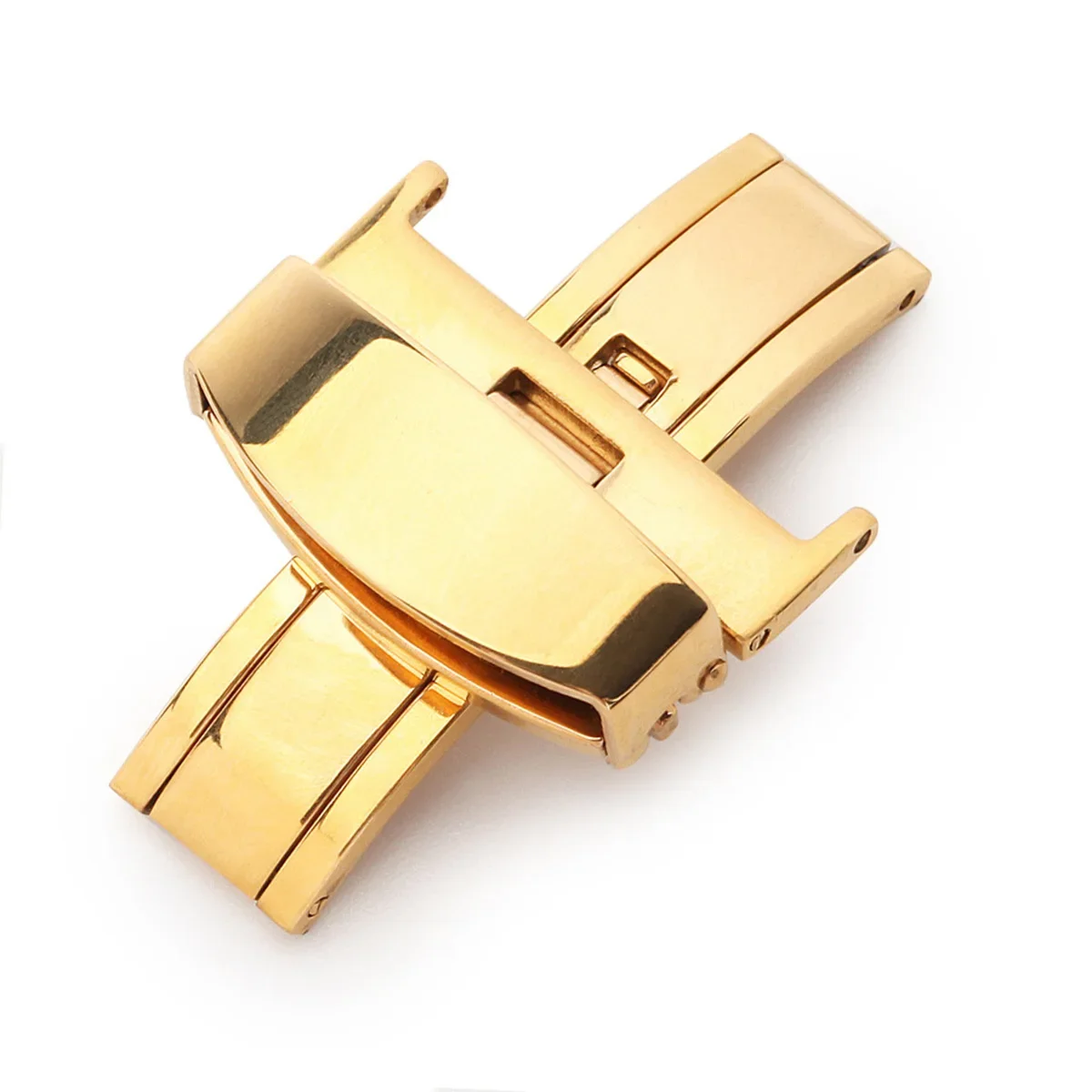 Stainless Steel Butterfly Clasp Deployment Buckle