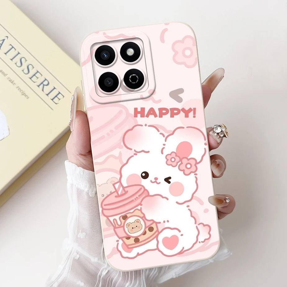 Cute Rabbit Cartoon Soft Silicone Phone Case -