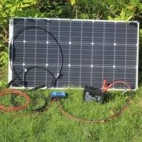 DGSUNLIGHT-Panneau Solaire Portable, Cellules à Plaque, Silicium Allin MonocBN, Flexible, 100W, 200W, 12V, 18V, 800W 2