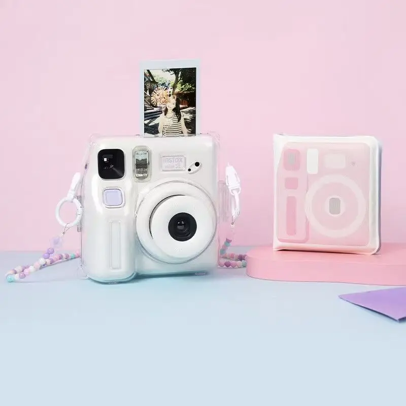 Optional Photo Paper Fujifilm Instax Mini SE Instant Film Camera Auto-focusing Wrist Strap Birthday Christmas Gift Box