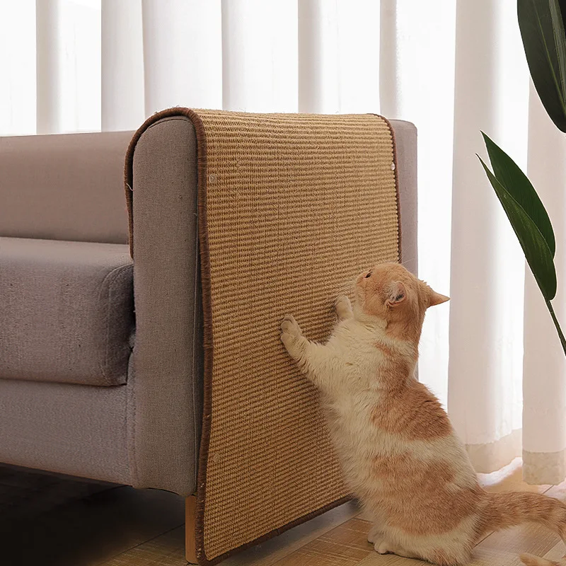 

Sisal Cat Scratch Protect Mat, Scraper for Pet Tree, Scratching Post, Cat Scratcher, Sofa Furniture Protector with Nails