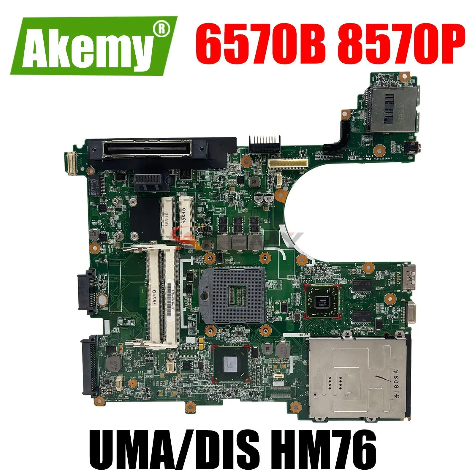 Per Hp Probook 6570B 8570P Scheda Madre Del Computer Portatile Scheda Madre Hm76 Ddr3 6570B 8570P 686971-001 686976-001